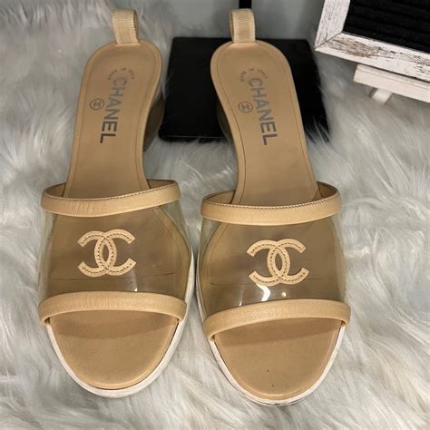 plastic chanel slides|chanel slides australia.